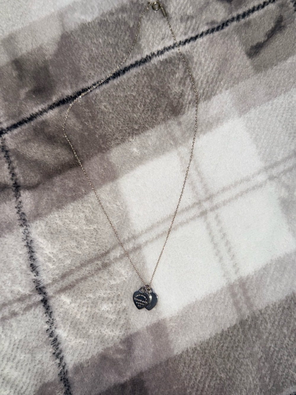 Tiffany & Co. Silver Heart Tag Necklace